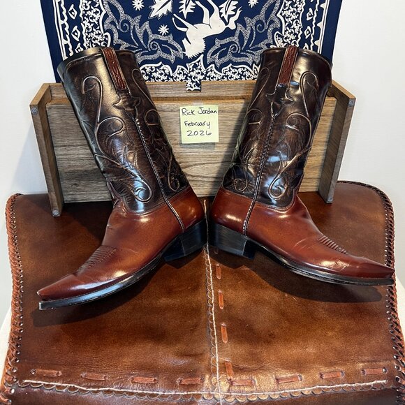 Lucchese Handmade Classics Brown Cowboy Boots in men\'s size 11EE/11.5D main image 5